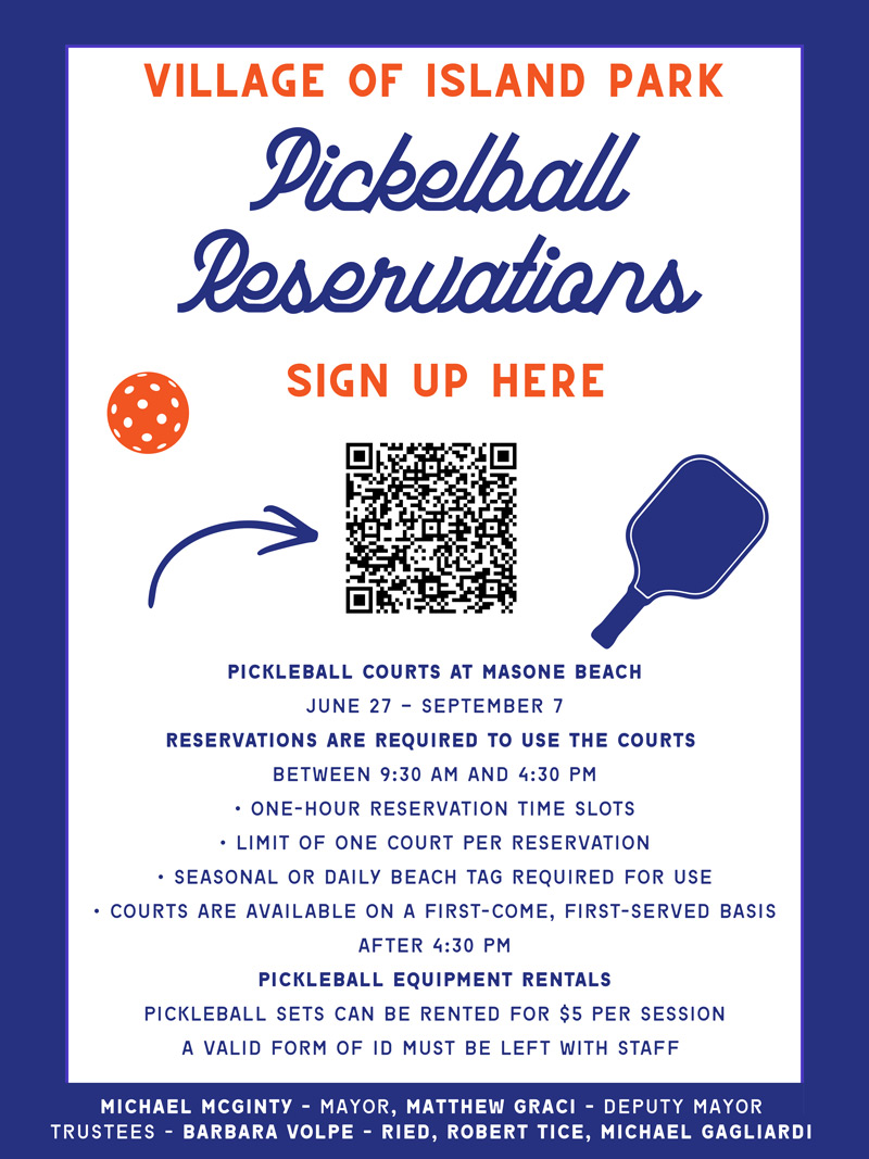 Masone Beach Pickleball Flyer